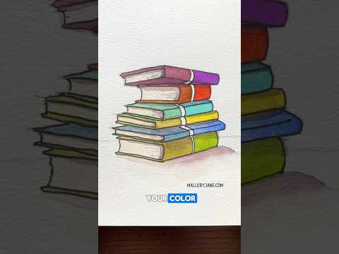 How to darken a color without using black #watercolortutorial #watercolor