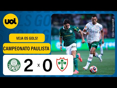 PALMEIRAS 2 X 0 PORTUGUESA - CAMPEONATO PAULISTA 2025; VEJA OS GOLS!
