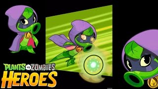 Plants vs. Zombies Heroes - Gameplay Héros Ombre Verte