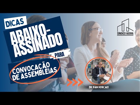 Abaixo Assinado para assembleia