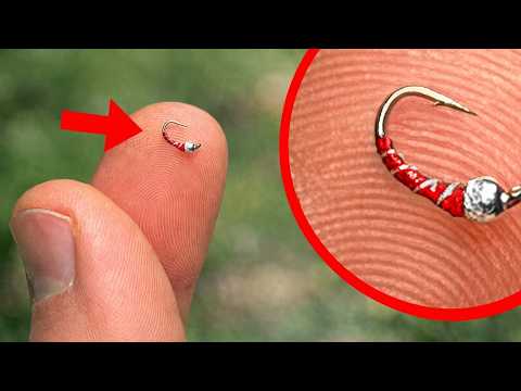 World's SMALLEST Fishing Lure Challenge