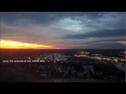 Citation V landing at KDXR - winter wonderland