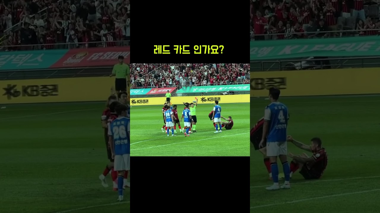 레드 카드 맞나요?? #축구 #football #like #soccer #shortsfeed #k리그 #kleague