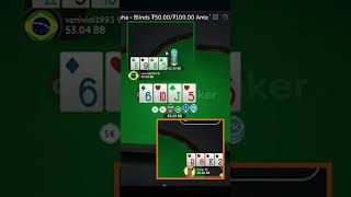 venividi1993 vs. Clickr - Dirk goes for an unusual flop-raise, then turns well #highstakespoker #plo