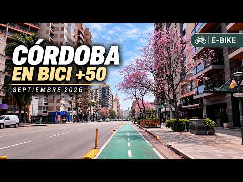 Córdoba en Bici +50 Nores Martinez, Parque Sarmiento, Plaza España, Nueva Córdoba, Arzobispado,