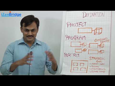 PMBOK 6 - 1.2.3 - Definition of Project, Program, Portfolio and Relationship between them