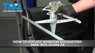 How to Replace Front Window Regulator 2008-2015 Scion xB