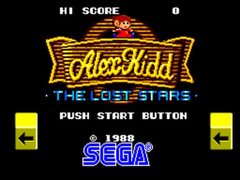 Alex Kidd : The Lost Stars Master System