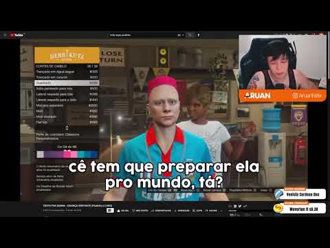 Aruan reagindo a trote pra sogra criança irritante ( Paulinho o loko )#trot