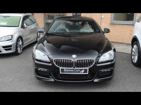 Black Sapphire BMW 640d M Sport Gran Coupe at Baytree Cars
