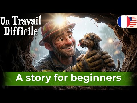 Learn French with Easy Story for beginners - Un travail difficile (A1-A2)