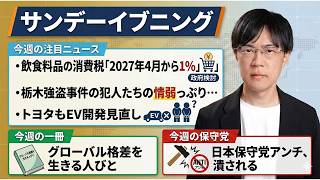 日本保守党アンチ、潰される…熊猫たまさんとDMCA / 飲食料品の消費税「2027年4月から1％」を政府検討【サンデーイブニング】