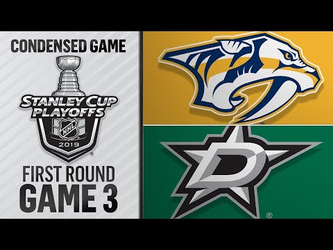 04/15/19 First Round, Gm3: Predators @ Stars
