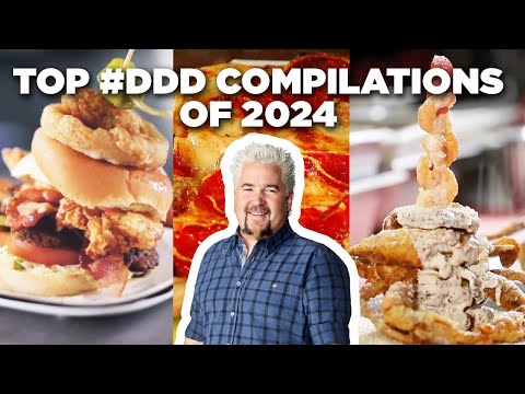 Top #DDD Compilations of 2024 | Diners, Drive-Ins and Dives | Food Network