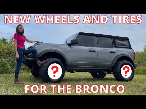 2021 BRONCO BIG BEND GETS NEW WHEEL AND TIRES.