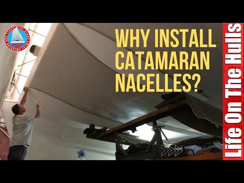 Catamaran Nacelles - Wave Breakers on the Bow // Catamaran Build From Scratch Ep283