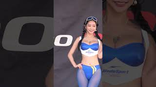 2024 SUPER GT Rd.4 FUJI RQ3 #19 霧島聖子 名取くるみ 浜嶋りな 南真琴 WedsSport Racing Gals GAZOO レースクイーンステージ 4K