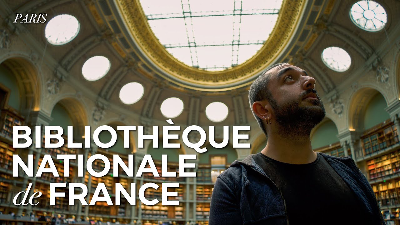 Embark on a visit with a traveler as they explore the National Library of France.