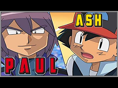 Ash vs Paul!! First Battle!!