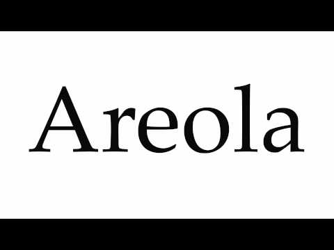 How to Pronounce Areola