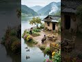 Grandma Fishing Grandpa Gardening Peaceful Village Life Moments VillageLife PeacefulMoments