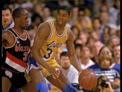 1989 NBA Western Conference 1st Round Game 1: Portland Trail Blazers at Los Angeles Lakers, 4/27/89