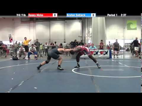 Men 79 KG / 174 lbs - Danny Hicks vs. Keaton Subjeck