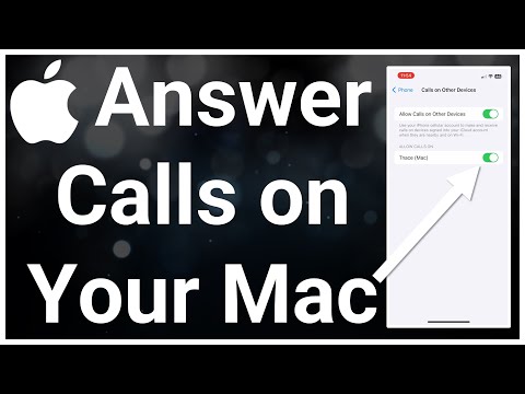 How To Answer Calls On Mac