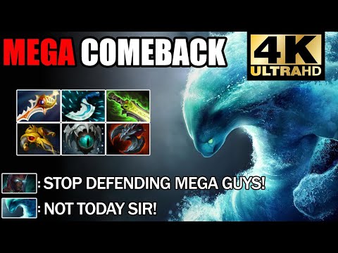 Mega Creeps Comeback By Farm Machine 1000 GPM Morphling - Epic Battle Fight Top 100 MMR Rank Dota 2