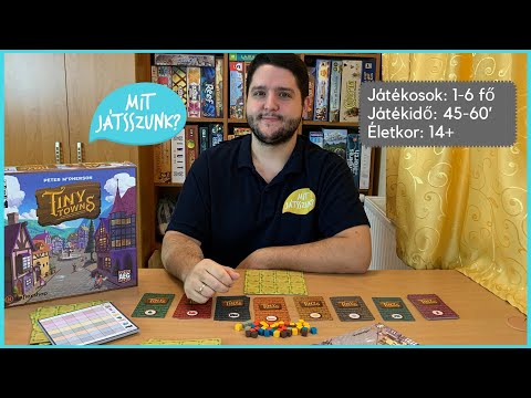 Tiny Towns Játékbemutató - Mit Játsszunk?