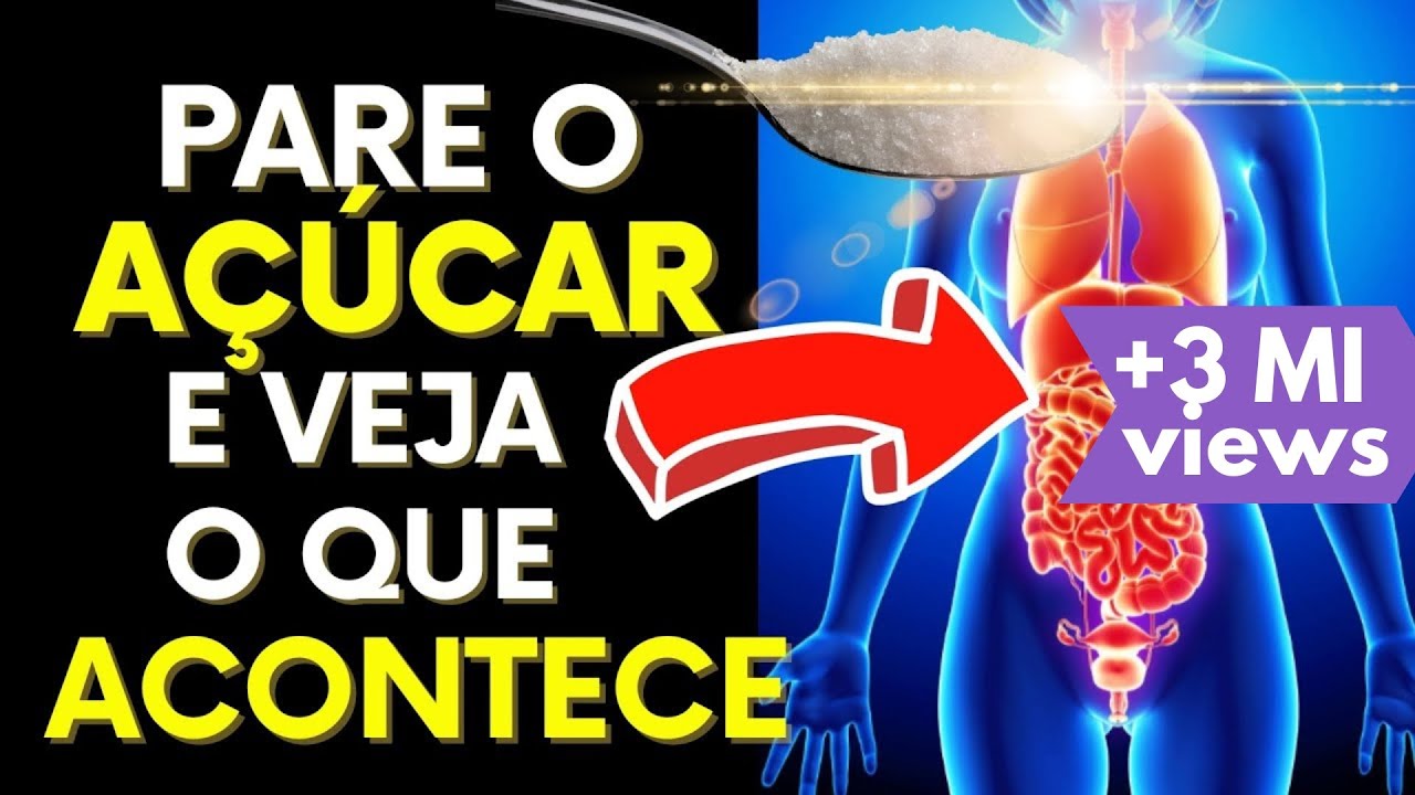 10 benefícios quando você PARA DE COMER AÇÚCAR (que você não conhece)