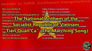 Vietnam National Anthem with music, vocal and lyrics Vietnamese w/English Translation