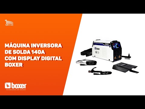 Máquina Inversora de Solda 140A 110V com Display Digital - Video
