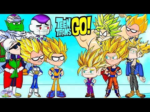 Teen Titans Go! Color Swap into Dragonball Z Goku Super Saiyan Surprise Egg and Toy Collector SETC