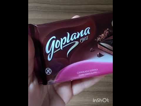 UNBOXING CHOCOLATE GOPLANA 1912 KLASYCZNA GORZKA 60% COCOA #shorts #chocolate #polonia