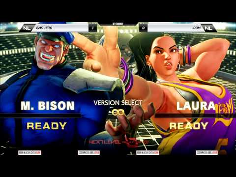 NLBC v.101 - SFVAE - EMP Hiro (M. Bison) vs Idom (Laura) [1080p/60fps]