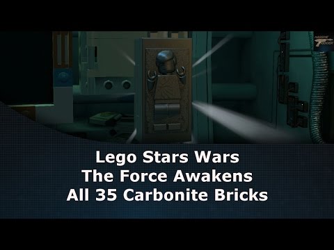 Lego Star Wars The Force Awakens All 35 Carbonite Bricks Locations With Maps