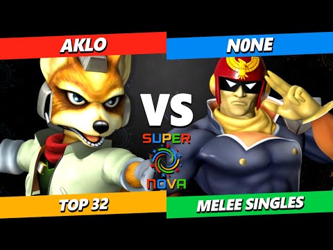 Supernova 2025 - Aklo (Fox) Vs. n0ne (Captain Falcon) Smash Melee Tournament