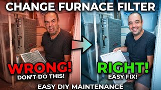 How to Change Furnace Filter Properly (Easy DIY Maintenance)