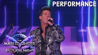 Robin Thicke sings “My Life” by Billy Joel | THE MASKED SINGER | SEASON 11