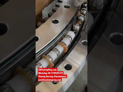Slewing Bearing Ring Gears #bearing #machinery #slewingbearing #metalshop #gear #factory