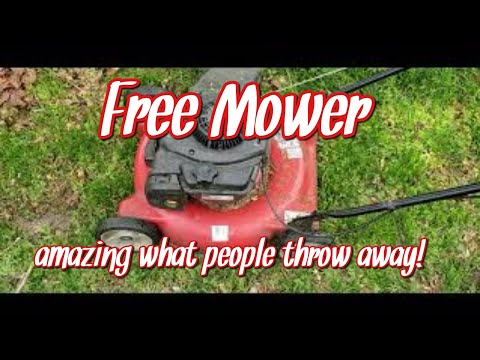 Free Mower *curbside find*