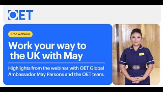 Work your way to the UK with May Parsons