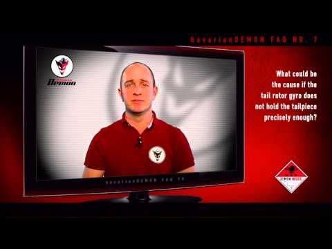FAQ 07 - What could be the cause if the tail rotor gyro does not hold the tailpiece...