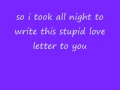 The Friday Night Boys- Stupid Love Letter w/lyrics ...