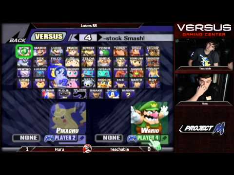08/16/15 Versus Weekly PM - Huru (Wario) vs Teachable (Metaknight/Sheik)
