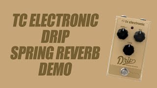 Video thumbnail for TC Electronic - Drip Spring Reverb - Demo by Ryan Lutton