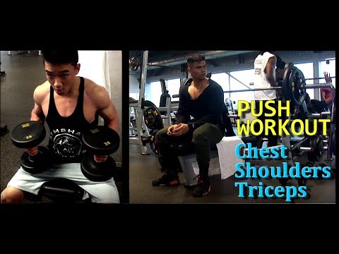 CHEST DAY | ATTEMPTING TO BEAT PR | Huy Hoang Trieu w/ Tony Jay