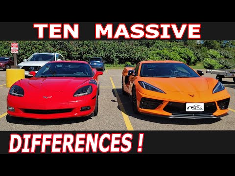 C6 vs C8 Corvette (Top 10 Things that Jump Out!)