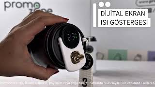 PZ6618 - 440 ml Isı Göstergeli Çift Duvarlı Çelik Termos